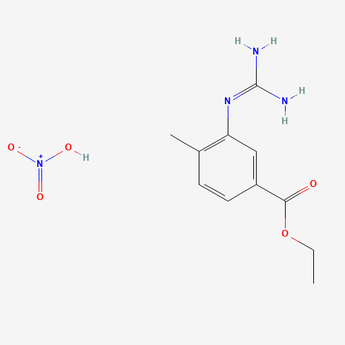 Ethyl 3-guanidino-4-methylbenzoate nitrate