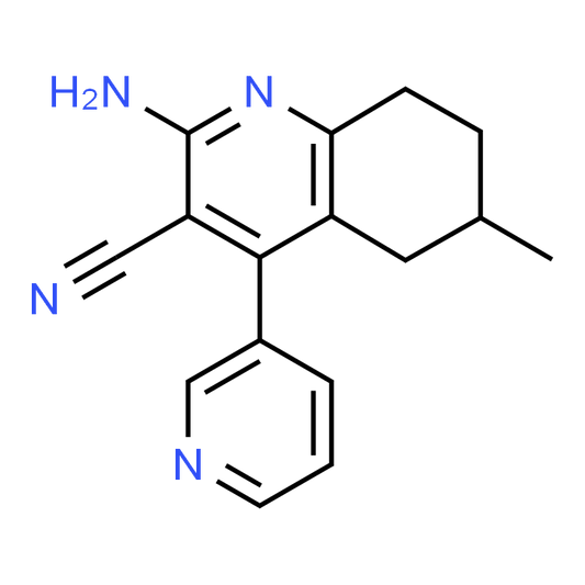 2-Amino-6-methyl-4-(pyridin-3-yl)-5,6,7,8-tetrahydroquinoline-3-carbonitrile