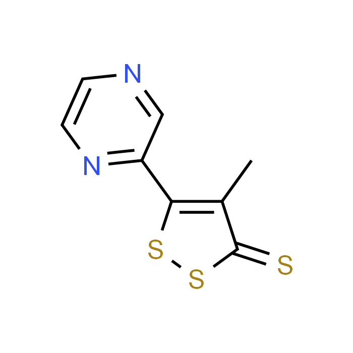 4-Methyl-5-(pyrazin-2-yl)-3H-1,2-dithiole-3-thione