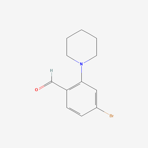4-Bromo-2-(piperidin-1-yl)benzaldehyde