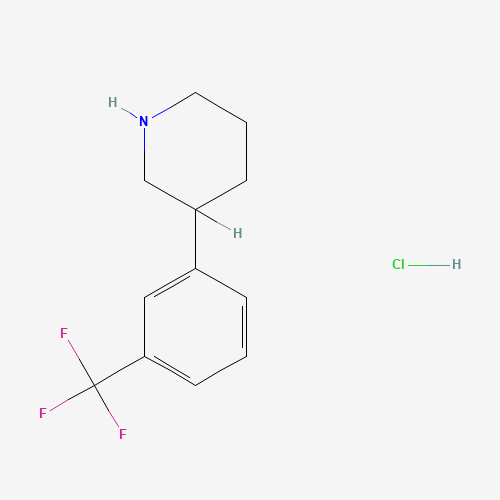 3-[3-(Trifluoromethyl)phenyl]piperidine hydrochloride