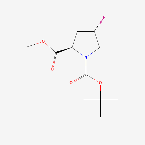 1-(tert-Butyl) 2-methyl (2R,4S)-4-fluoropyrrolidine-1,2-dicarboxylate