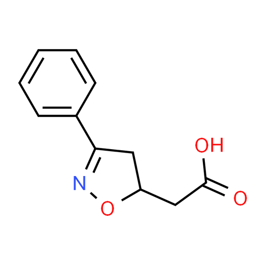 2-(3-Phenyl-4,5-dihydroisoxazol-5-yl)acetic acid
