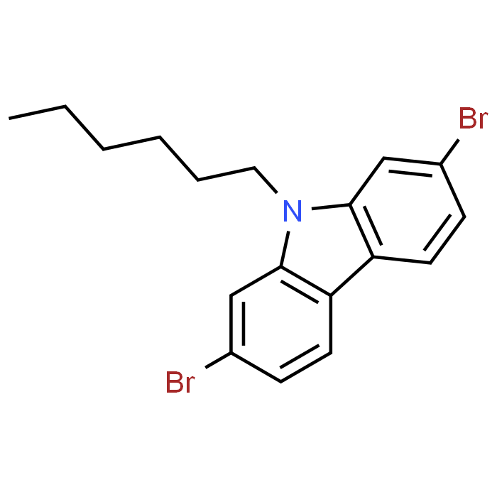 2,7-Dibromo-9-hexyl-9H-carbazole