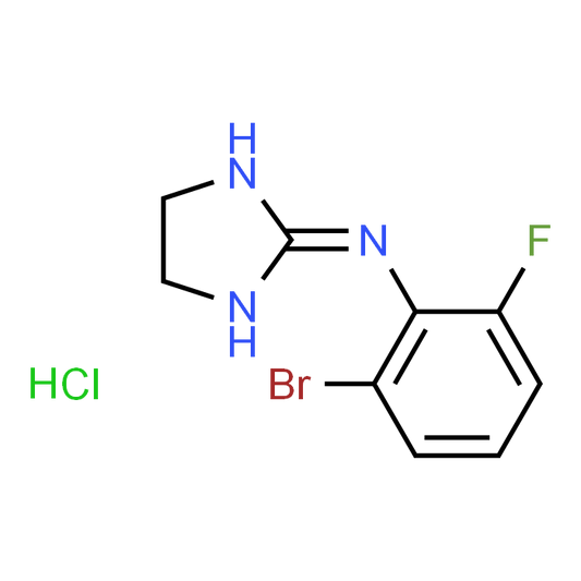 N-(2-Bromo-6-fluorophenyl)-4,5-dihydro-1H-imidazol-2-amine hydrochloride