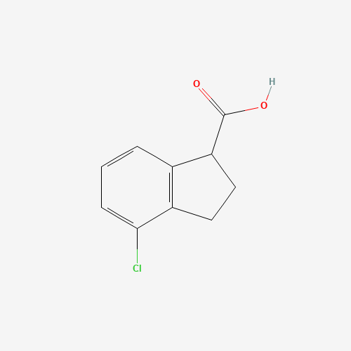 4-Chloro-2,3-dihydro-1H-indene-1-carboxylic acid