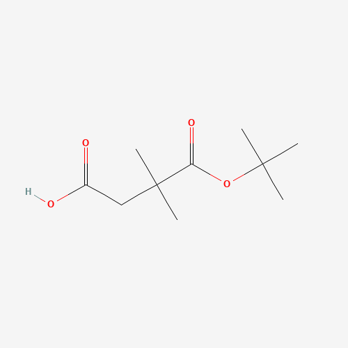 4-(tert-Butoxy)-3,3-dimethyl-4-oxobutanoic acid