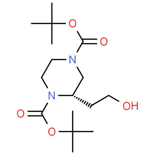 (S)-di-tert-Butyl 2-(2-hydroxyethyl)piperazine-1,4-dicarboxylate