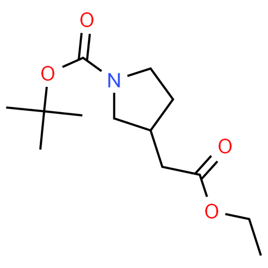 tert-Butyl 3-(2-ethoxy-2-oxoethyl)pyrrolidine-1-carboxylate