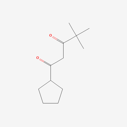 1-Cyclopentyl-4,4-dimethylpentane-1,3-dione