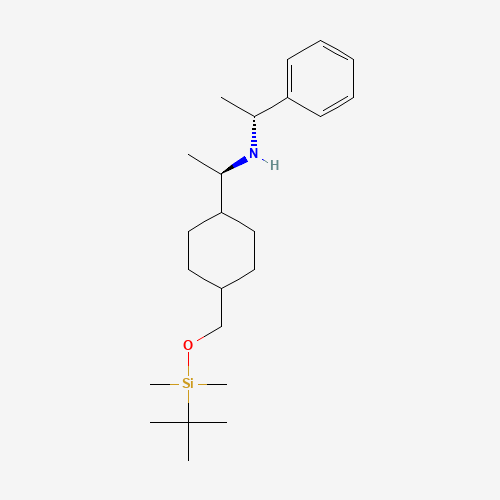 (R)-1-(4-(((tert-butyldimethylsilyl)oxy)methyl)cyclohexyl)-N-((R)-1-phenylethyl)ethanamine