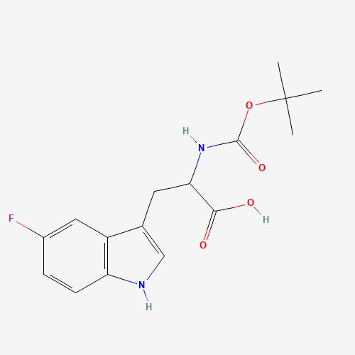 2-((tert-Butoxycarbonyl)amino)-3-(5-fluoro-1H-indol-3-yl)propanoic acid