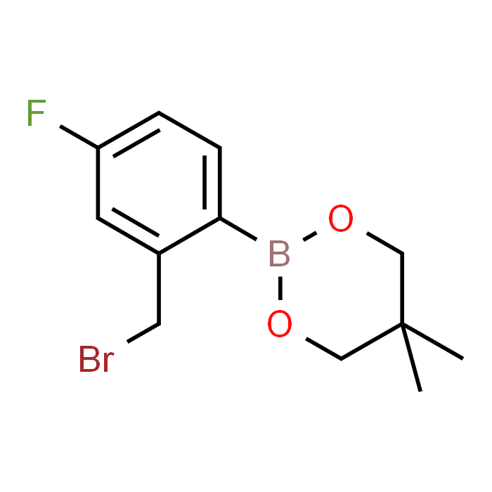 2-(2-(Bromomethyl)-4-fluorophenyl)-5,5-dimethyl-1,3,2-dioxaborinane