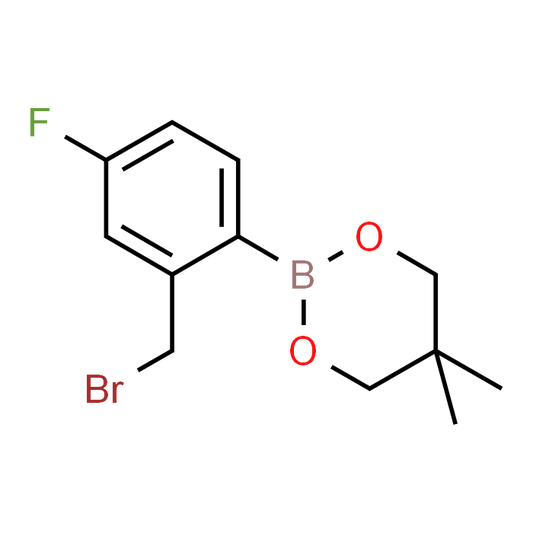 2-(2-(Bromomethyl)-4-fluorophenyl)-5,5-dimethyl-1,3,2-dioxaborinane