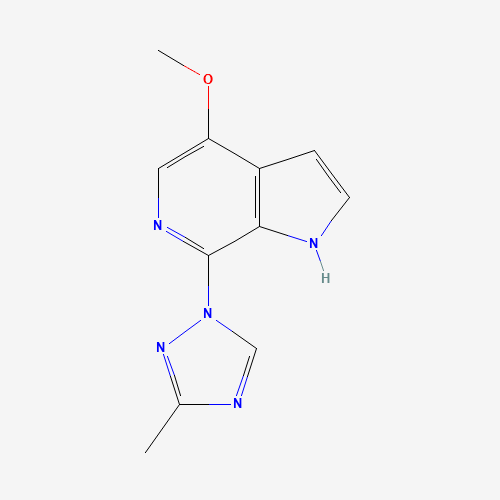 4-Methoxy-7-(3-methyl-1H-1,2,4-triazol-1-yl)-1H-pyrrolo[2,3-c]pyridine