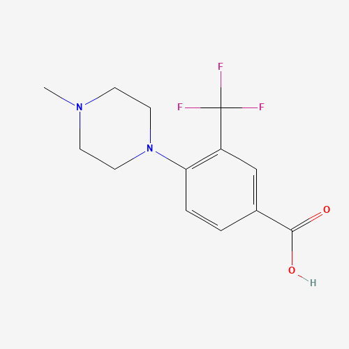 4-(4-Methylpiperazin-1-yl)-3-(trifluoromethyl)benzoic acid