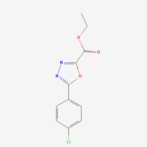 Ethyl 5-(4-chlorophenyl)-1,3,4-oxadiazole-2-carboxylate
