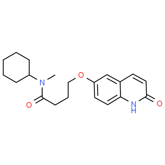 N-Cyclohexyl-N-methyl-4-((2-oxo-1,2-dihydroquinolin-6-yl)oxy)butanamide