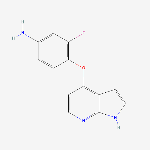 4-((1H-Pyrrolo[2,3-b]pyridin-4-yl)oxy)-3-fluoroaniline