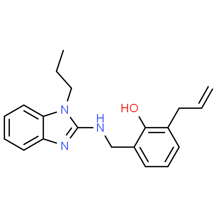 2-Allyl-6-(((1-propyl-1H-benzo[d]imidazol-2-yl)amino)methyl)phenol