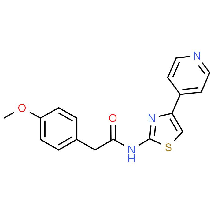 2-(4-Methoxyphenyl)-N-(4-(pyridin-4-yl)thiazol-2-yl)acetamide