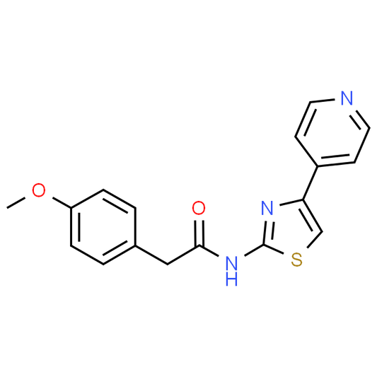 2-(4-Methoxyphenyl)-N-(4-(pyridin-4-yl)thiazol-2-yl)acetamide