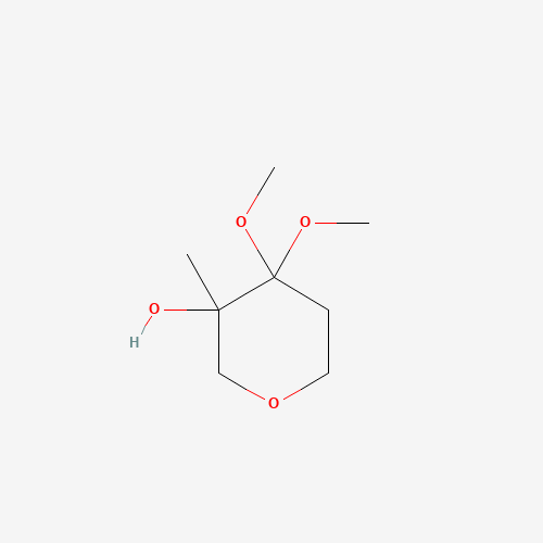 4,4-Dimethoxy-3-methyltetrahydro-2H-pyran-3-ol - Achmem