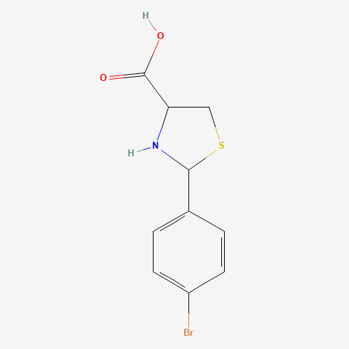 2-(4-Bromophenyl)thiazolidine-4-carboxylic acid