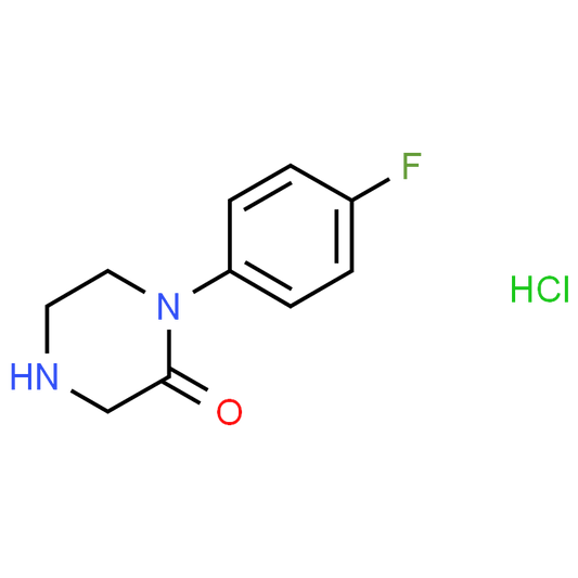 1-(4-Fluorophenyl)piperazin-2-one hydrochloride