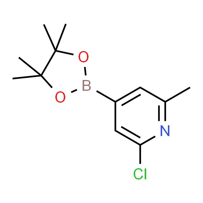 2-Chloro-6-methyl-4-(4,4,5,5-tetramethyl-1,3,2-dioxaborolan-2-yl)pyridine