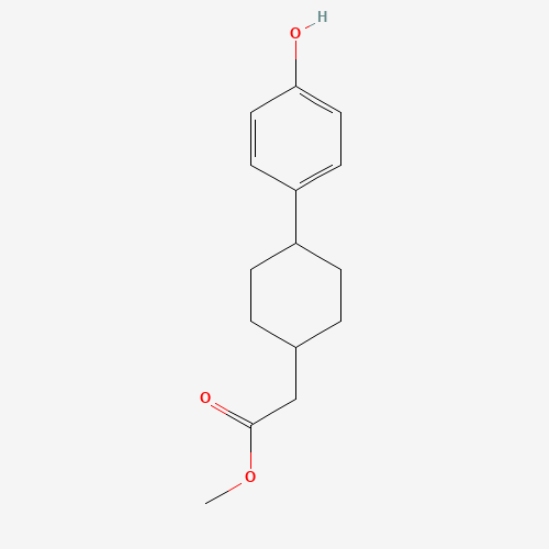 Methyl 2-(trans-4-(4-hydroxyphenyl)cyclohexyl)acetate