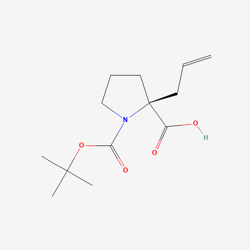 (S)-2-Allyl-1-(tert-butoxycarbonyl)pyrrolidine-2-carboxylic acid