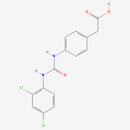 2-(4-(3-(2,4-Dichlorophenyl)ureido)phenyl)acetic acid
