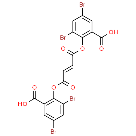 (E)-2,2'-(Fumaroylbis(oxy))bis(3,5-dibromobenzoic acid)