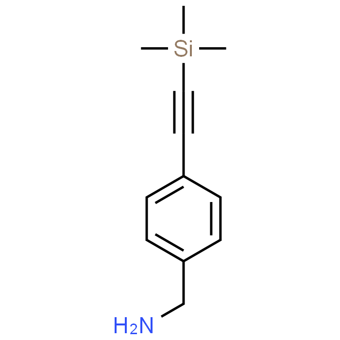 (4-((Trimethylsilyl)ethynyl)phenyl)methanamine