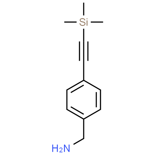 (4-((Trimethylsilyl)ethynyl)phenyl)methanamine