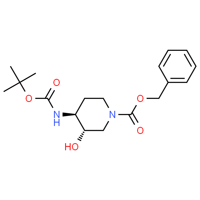 (3R,4R)-rel-Benzyl 4-((tert-butoxycarbonyl)amino)-3-hydroxypiperidine-1-carboxylate