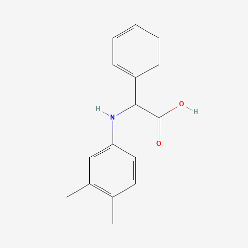 2-((3,4-Dimethylphenyl)amino)-2-phenylacetic acid