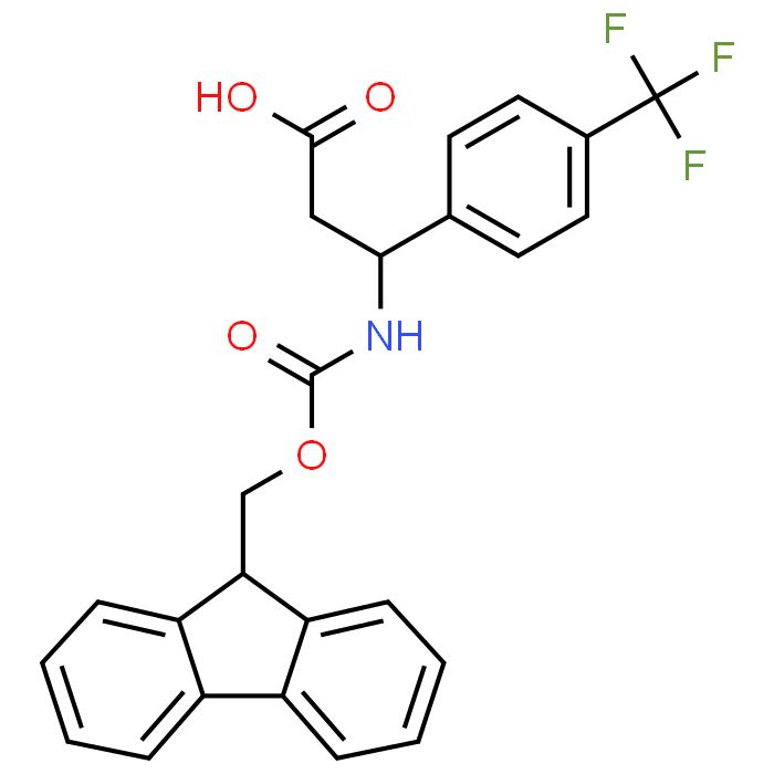 3-((((9H-Fluoren-9-yl)methoxy)carbonyl)amino)-3-(4-(trifluoromethyl)phenyl)propanoic acid
