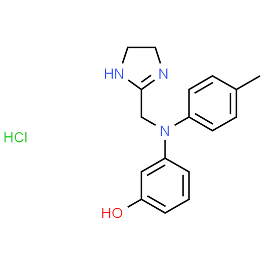 3-(((4,5-Dihydro-1H-imidazol-2-yl)methyl)(p-tolyl)amino)phenol hydrochloride