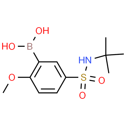 (5-(N-(tert-Butyl)sulfamoyl)-2-methoxyphenyl)boronic acid