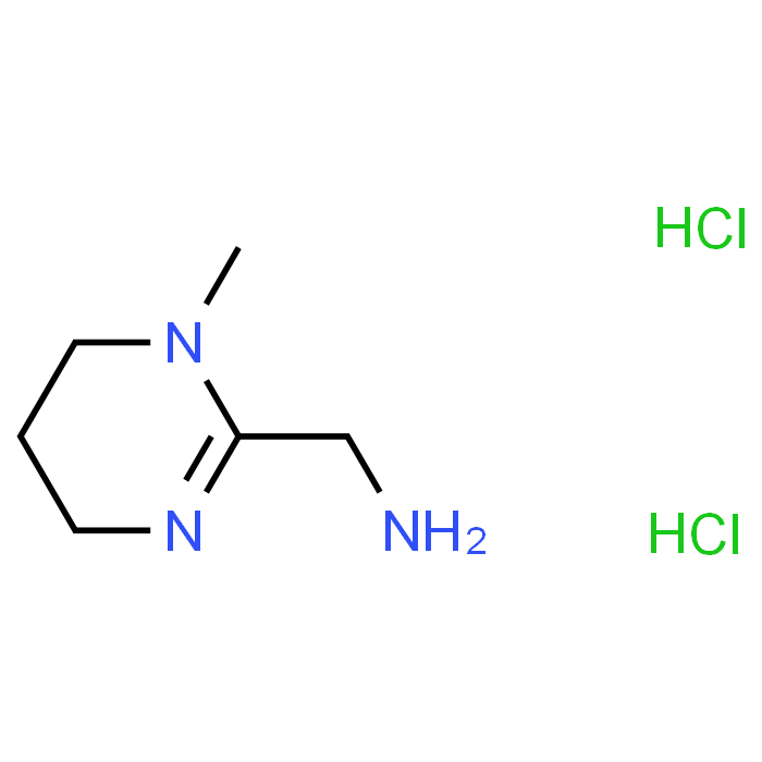 (1-Methyl-1,4,5,6-tetrahydropyrimidin-2-yl)methanamine dihydrochloride
