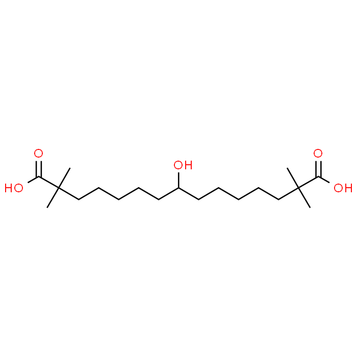 8-Hydroxy-2,2,14,14-tetramethylpentadecanedioic acid