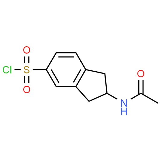2-ACetamido-2,3-dihydro-1h-indene-5-sulfonyl chloride