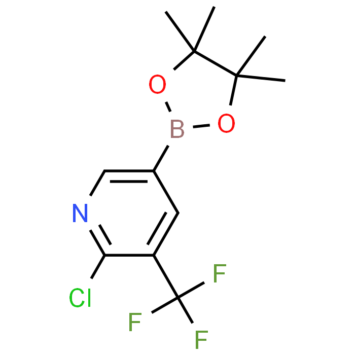 2-Chloro-5-(4,4,5,5-tetramethyl-1,3,2-dioxaborolan-2-yl)-3-(trifluoromethyl)pyridine