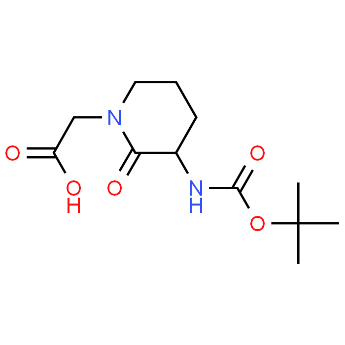 (S)-2-(3-((tert-Butoxycarbonyl)amino)-2-oxopiperidin-1-yl)acetic acid