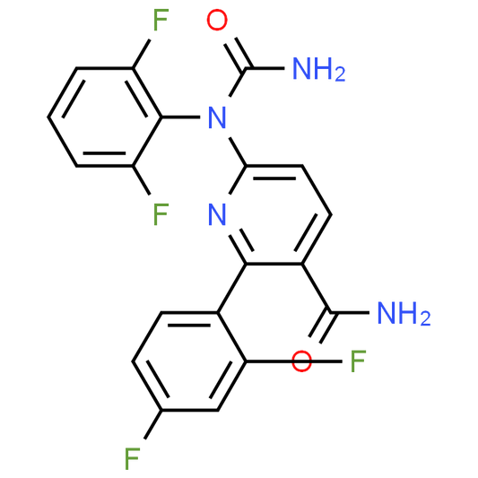 2-(2,4-Difluorophenyl)-6-(1-(2,6-difluorophenyl)ureido)nicotinamide