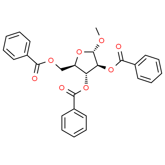 (2R,3R,4S,5S)-2-((Benzoyloxy)methyl)-5-methoxytetrahydrofuran-3,4-diyl dibenzoate