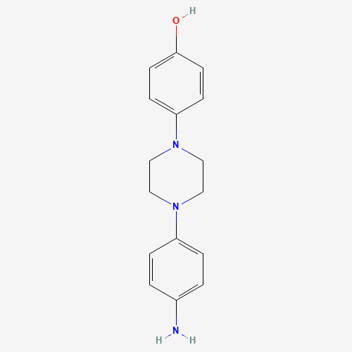 1-(4-Aminophenyl)-4-(4-hydroxyphenyl)piperazine