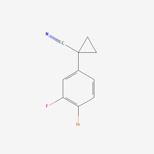 1-(4-Bromo-3-fluorophenyl)cyclopropane-1-carbonitrile
